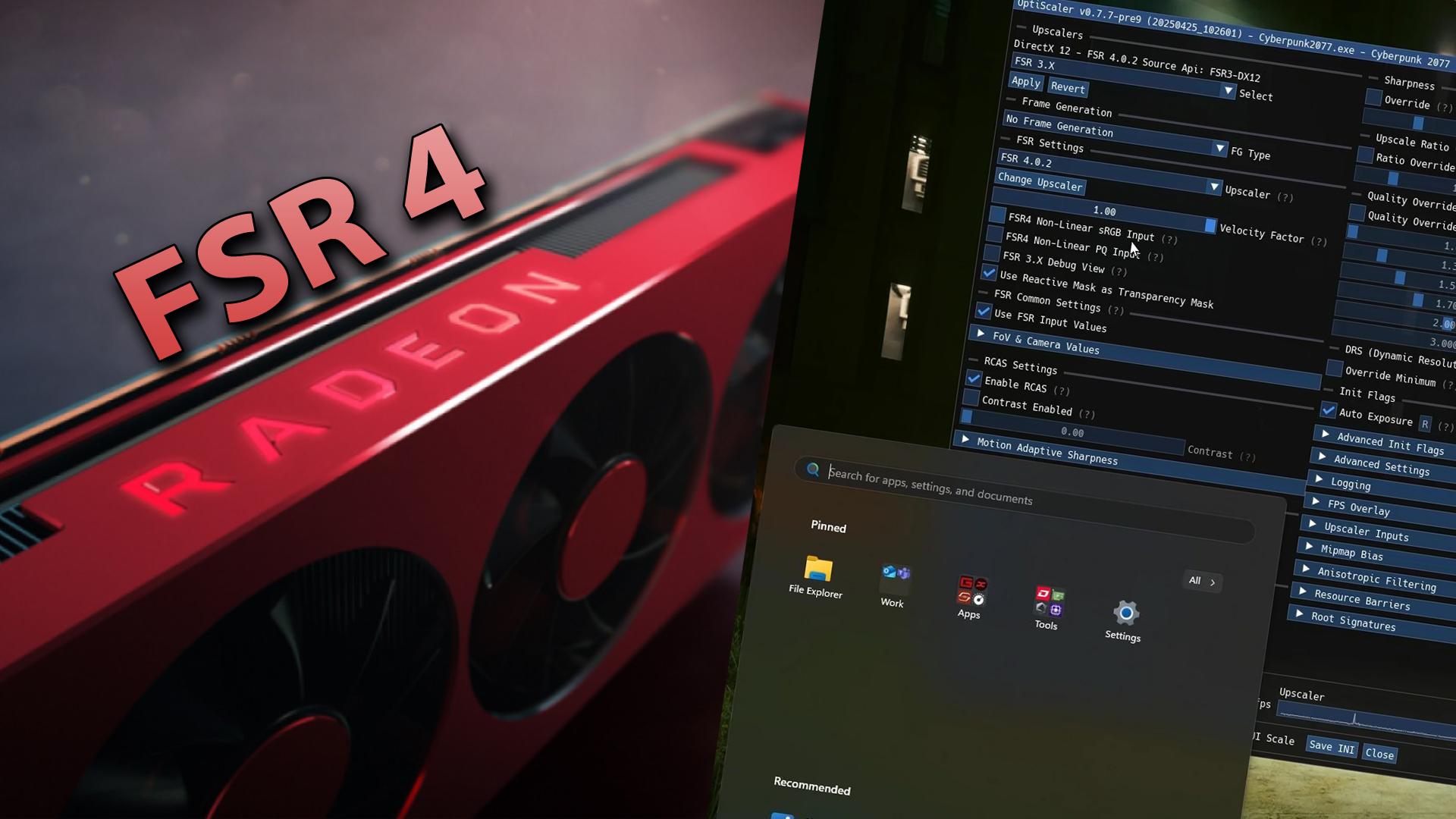 AMD FSR Upscaling 4.1 Officially Arrives to Radeon RX 7000/6000 GPUs
